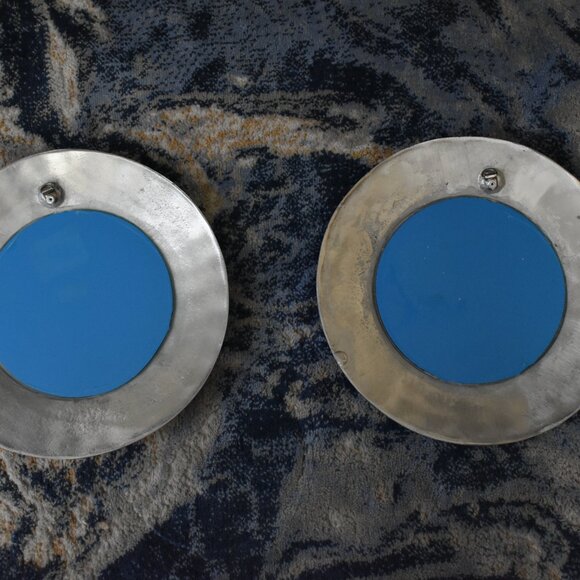 2000'S DISNEY CRUISE LINE Cruise Prop MICKEY MOUSE HEAD SILVER PLATED MIRROR SET - Picture 10 of 11